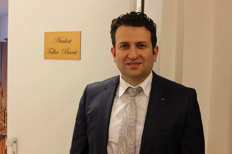 Av. Talha Barut, büro açılışında
